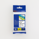 Cinta Laminada Rotuladora Brother Tze-231 12mm Negro/blanco TZE231