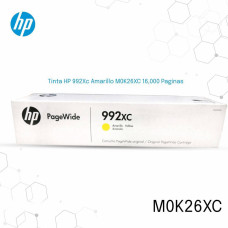 Cabezal Original de Tinta HP 992XC M0K26XC Amarillo Para 16,000 Páginas