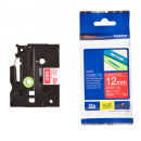 Cinta NEGRO / ROJO 12 MM TZe435