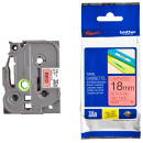 Cinta NEGRO / ROJO 18 MM TZe441