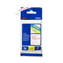 Cinta ROJO / BLANCO 12 MM TZe232