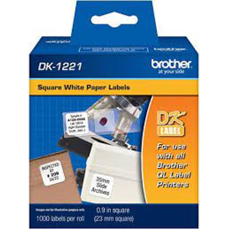 Etiquetas cuadradas pequeñas (1000 etiquetas) (23 MM x 23 MM)