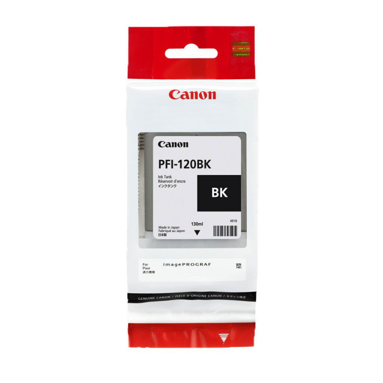 Cartucho Original Canon Pfi 120 Bk Tm 200 / Tm 300 / Tm305