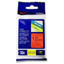 Cinta NEGRO / ROJO 12 MM TZe431