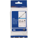 Cinta original Brother Termocontraible NEGRO / BLANCO 23,6 MM HSe251 HSe251E
