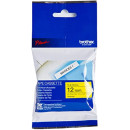 Cinta original Brother no laminada 12 MM Negro sobre amarillo MK631BZ