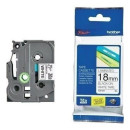 Cinta NEGRO / BLANCO 18 MM TZe241