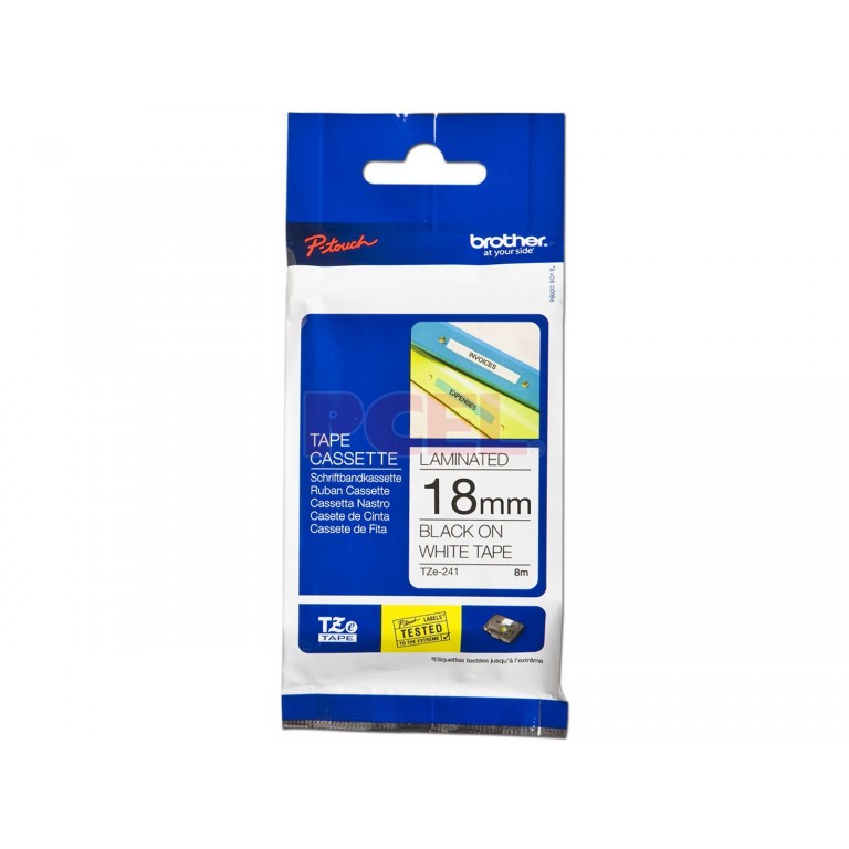 Cinta DOBLE ADHESIVO NEGRO / BLANCO 18 MM TZeS241