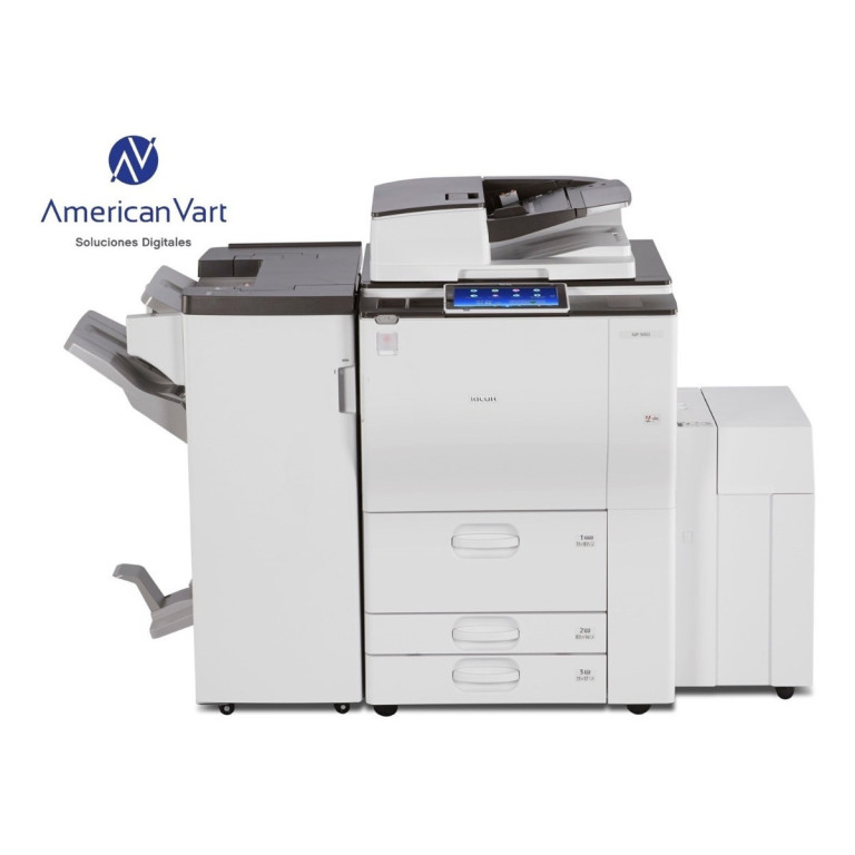 Fotocopiadora Impresora Multifuncion Ricoh MP 9002SP con Finisher