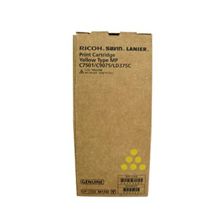 Toner Ricoh Original Amarillo MP C6501 7501 841360