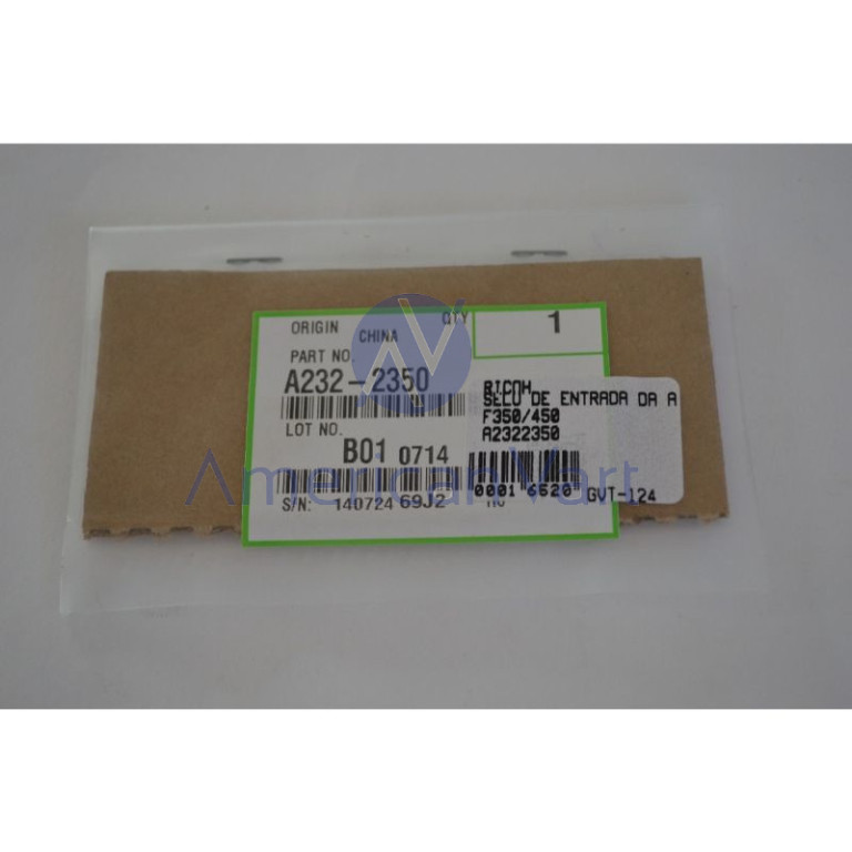 Sello De Entrada A2322350 Ricoh Original 340 350 355 450