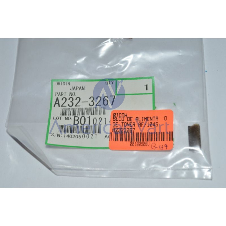 Sello Frontal Entrada A2323267 Ricoh Original