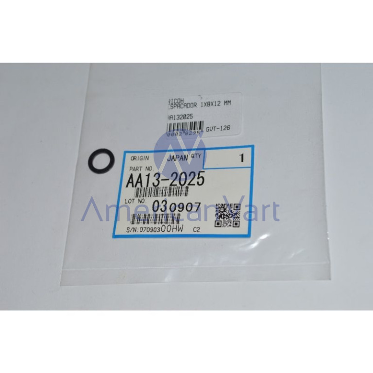 Spacer 1X8X12 AA132025 Ricoh Original 1060 2075 3260C 5560
