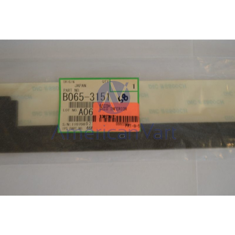 Sello Inferior B0653151 Ricoh Original 1060 2075 7500 6001 9001