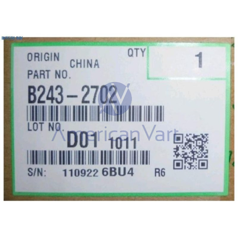 Tapa Bandeja de Papel B2432702 Ricoh Original 1600