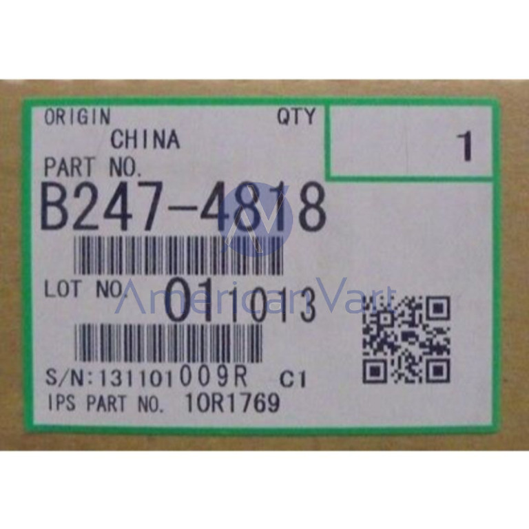 Rodillo Anterior B2474818 Ricoh Original 1060 1075 2051 2060 2075 2090 2105 5500 6000 6001 6002 6500 7000 7001 7500 7502 8000 8001 9001 9002 9100