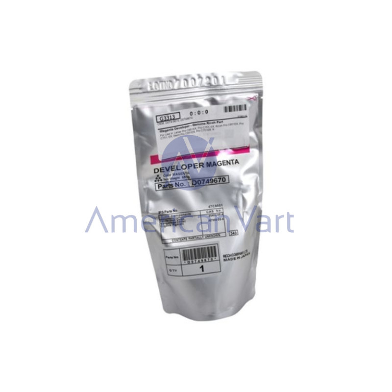 Revelador Magenta D0749670 Ricoh Original C651 C752