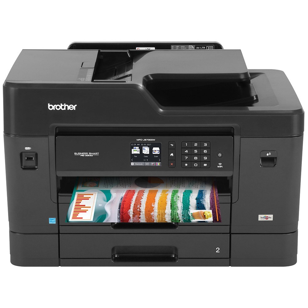Impresora Fotocopiadora Multifuncion A4 Oficio Inkjet Brother MFC-J6730DW